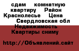 сдам 1- комнатную квартиру  › Район ­ Краснолесье  › Цена ­ 19 000 - Свердловская обл. Недвижимость » Квартиры сниму   